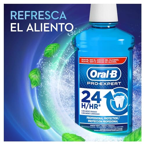 Oral-B Colutorio Pro-Expert, liquido, menta, Multiprotección 500ml